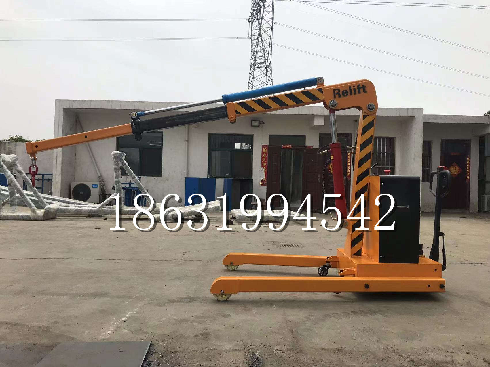 太麻里乡久征定做3吨三轮随车吊 农用园林绿化移树吊 平板工程用小吊机